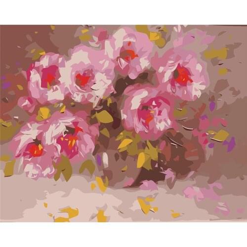 Sapphire Hello Paint By Number Winter Drawing On Canvas Gift Diy Pictures By Numbers Forest Kits Hand Painted Painting Art Home