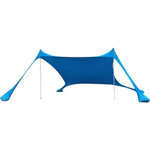 Family Beach Sunshade Lightweight Sun Shade Tent Outdoor Camping Shade Shelter UPF50+ UV Large Portable Canopy