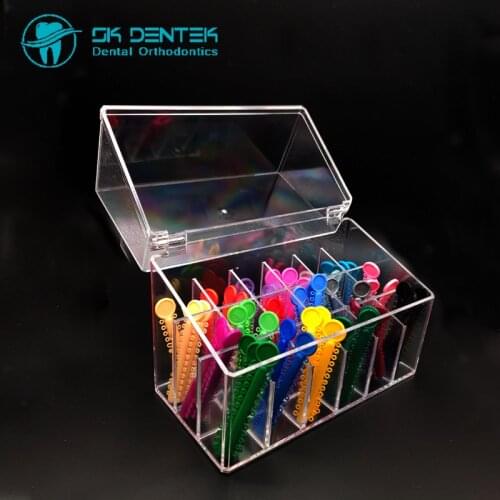 1pcs Dental Ligature Tie Box Arcylic Orthodontic ligature tie placer Organizer for ortho ligatie Ligature Tie Holder case