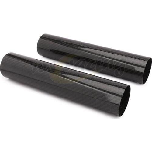 Universal 240*52MM Carbon Fiber Front Fork Protector Cover For KTM Honda Suzuki Husqvarna SX SXF EXC EXCF XCF XCW RMZ RMX FC FE