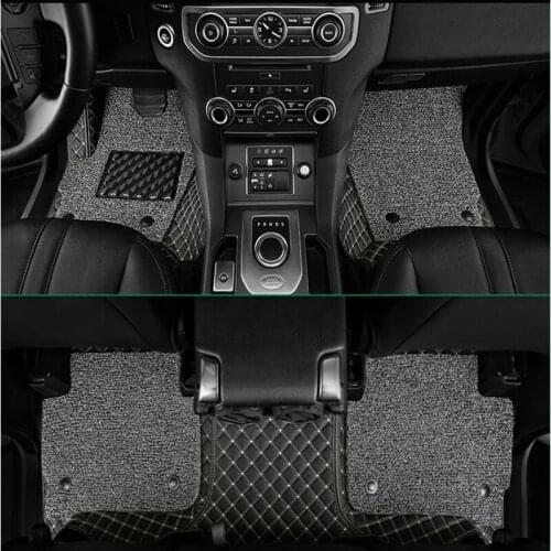 High quality rugs! Custom special car floor mats for Audi A7 2018-2011 waterproof durable double layers car carpets for A7 2017
