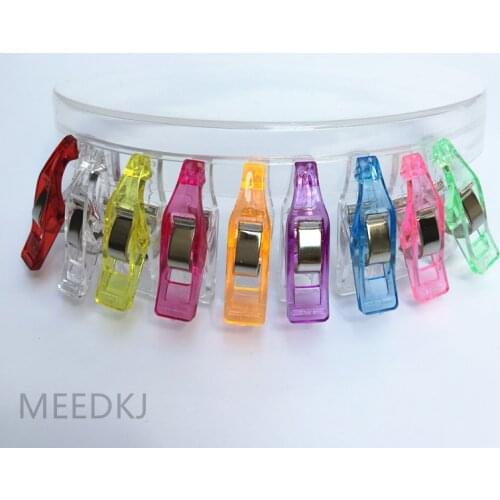 10pcs is specially used for axe patchwork sewing pointed plastic color clip