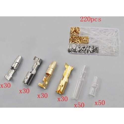 Bullet bullet seat mating terminal box plug and socket sheath 220pcs