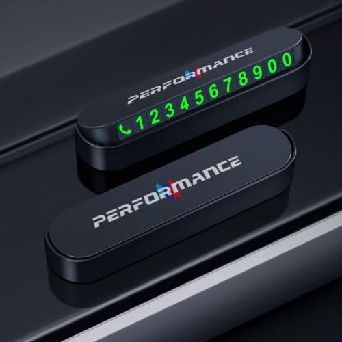 Car Temporary Parking Card Phone Number Card Telephone For BMW E30 E36 E34 E46 E90 E60 E39 F30 F10 F20 E87 E92 E91 Accessories