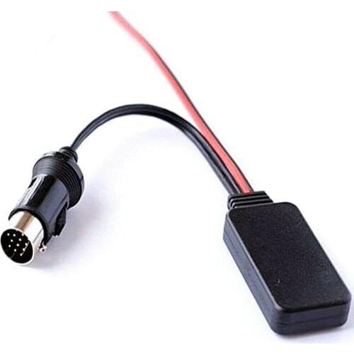 Car Bluetooth 13-Pin Audio Cable AUX Receiver Adapter Cord For Kenwood CD DVD