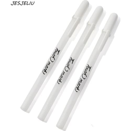 1 PCS 0.7mm White Ink Photo Album Gel Pen Stationery Office Learning Cute Unisex Pen Wedding Pen Gift For Kids Writing Supplies