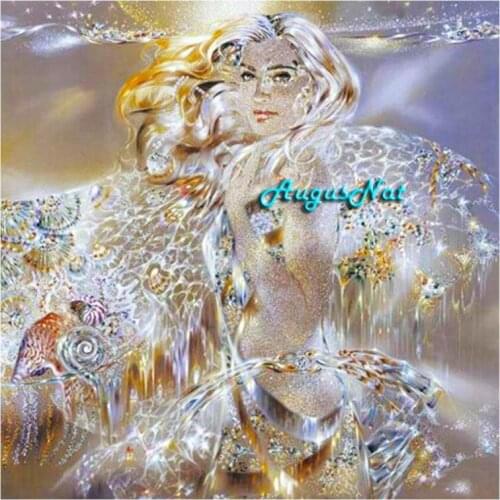 Fairy girl diamond painting full square fantasy wall art beauty decor 5d diy diamond dotz kit mosaic painting on canvas abstract