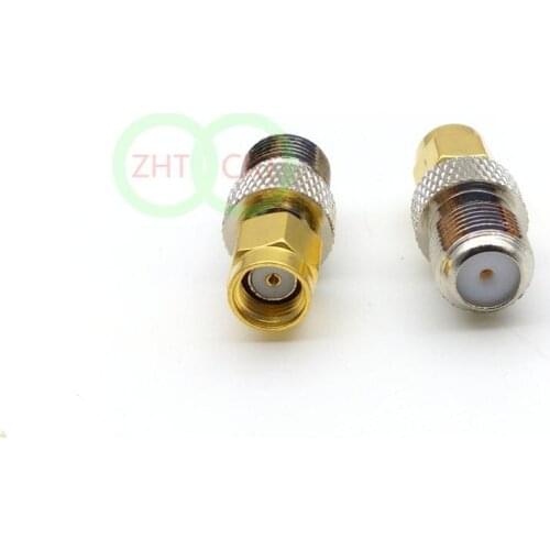 20pcs F female jack to RP-SMA male JACK center RF coaxial adapter connector