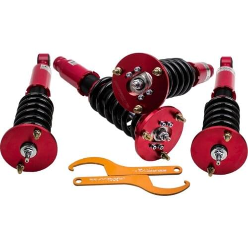 24 Ways Damper Coilover For Mitsubishi Eclipse 1995 1996 1997 1998 1999 2ND Gen Coilovers Suspension Damper Force Front Rear