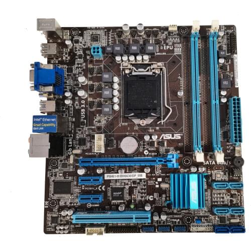 FOR ASUS P8H61-M/BM6630/DP_MB Original Mainboard LAG 1155 H61 VGA DVI DDR3 8G All Solid-State Used Motherboard