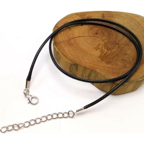 Fashion Necklace Suede Leather Making KIT String Jewelry Cords With Clasp DIY 10 PCS