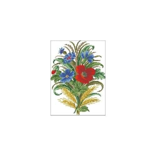 Permin 12-7027 Summer bouquet Counted Cross Stitch 11CT 14CT 18CT Cross Stitch Kits Embroidery Needlework Sets