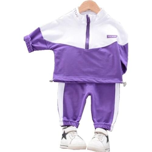 New Children Spring Autumn Clothes Baby Boys Girls Fashion Jacket Pants 2Pcs/sets Kids Toddler Clothing Infant Casual Tracksuit