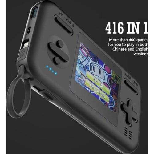 Handheld Game Console 2.8inch Color Screen Retro Game Player Built-in 416 Games