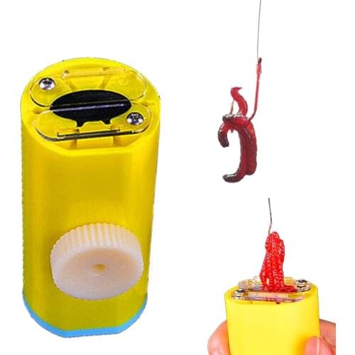 Smart Kingfisher Fishing Live Bait Hooker Maggot Red Wrom Hanger Hang Redworm on Hook Safe Clear Quick