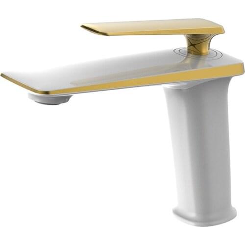 Basin Faucet bathroom sink faucet hot and cold water tap faucet sink tap basin mixer water tap gold white black brass decked