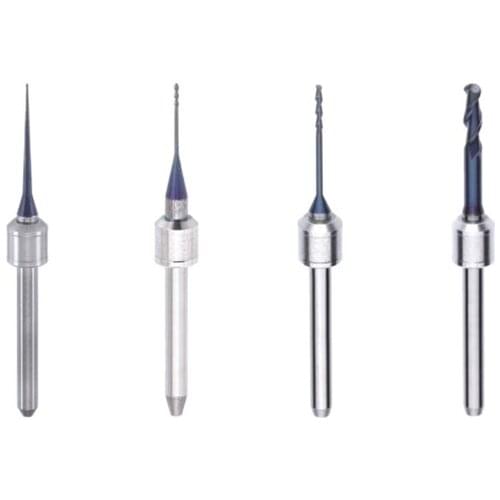 Milling Burs Tools For Dental Lab Zirconia Block Discs PMMA WAX Compatible with Amann Girrbach Durability And High Efficency