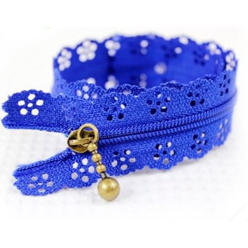 Factory direct 3# blue nylon lace, lace zipper, 25 - centimeter, suitcase zipper