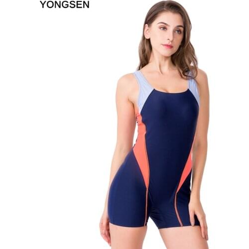 YONGSEN Women Print Shorts Surf suit With Padding Bathing Suit One Piece Swimsuit Bodysuit Professional Sports Beachwear