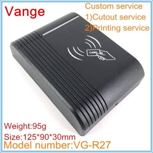1pcs/lot electronic entrance plastic project box 125*90*30mm ABS housing enclosure for RFID device
