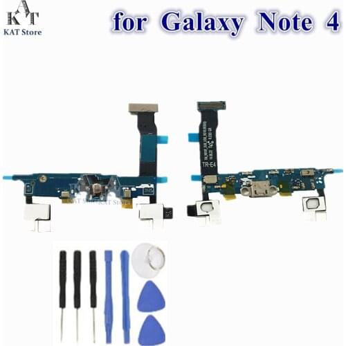 1Pcs USB Charging Port Charger Dock Connector Flex Cable for Samsung Galaxy Note 4 N910U N910T N9100 VS N9106W N910L S K N910F