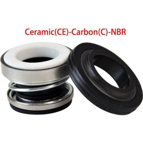 104-18 104-19 104-20 104-22 104-25 Ceramics Carbon NBR Rubber SCI Water Pump Single Coil Spring Bellows Shaft Mechanical Seal