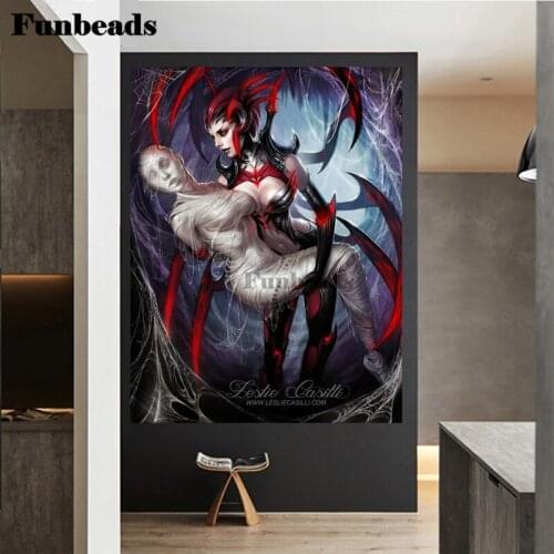 Diamond painting Dark princess Mummy,daimond embroidery full round mosaic diamond inlaid pattern,Gothic Woman gift FF5616