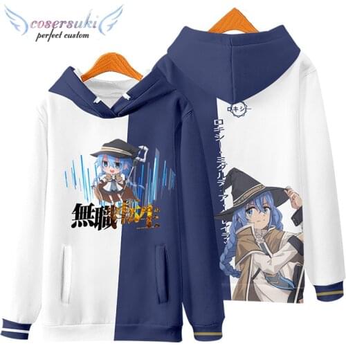 Anime Mushoku Tensei hooded sweater Rudeus Greyrat jacket Japanese two-dimensional clothes trend
