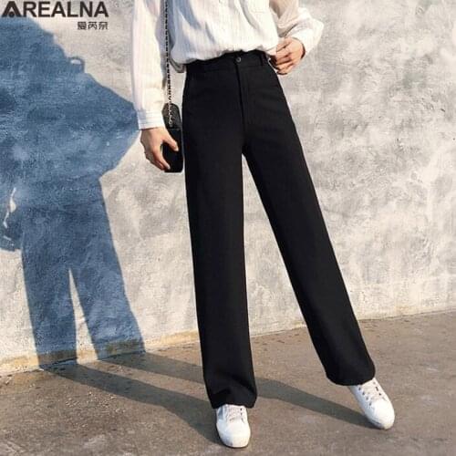 Женские брюки широкие AREALNA China At AliExpress