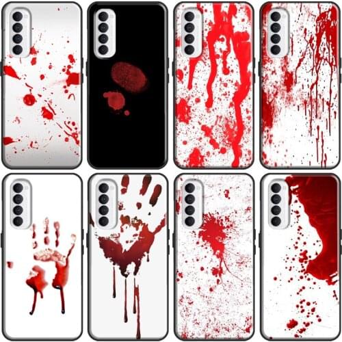Bloody Blood Hand Case For OnePlus 8 Pro 7T Nord For Realme 6 7 X7 X2 X50 Pro XT C3 For OPPO Reno4 Pro A9
