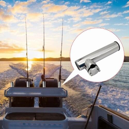316 Stainless Steel Marine Boat Fishing Rod Holder Rack Support For Rail 19-25mm/22-32mm Boat Seat Boats Parts