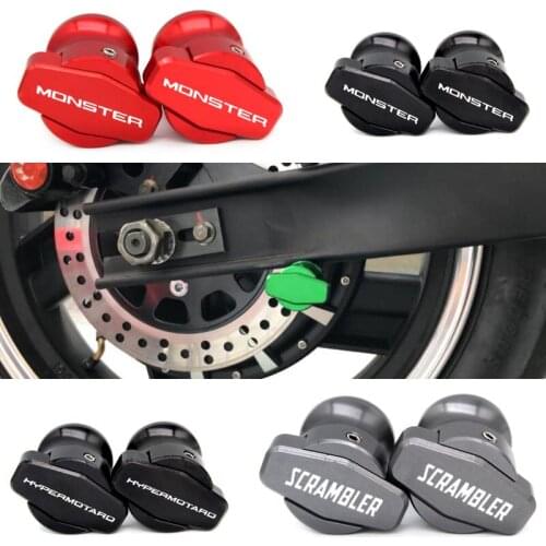 For DUCATI Monster 600 620 695 750 800 1000 Hypermotard 796 821 Scrambler Streetfighter 848 Swingarm Spools Slider Stand Screw
