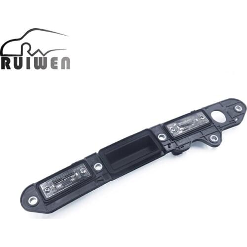 For VW Golf Plus Jetta Passat B6 Touran Rear Trunk Lid Tailgate Shake Handle Bar License Light Plate w/ Micro Switch 1TD827574A