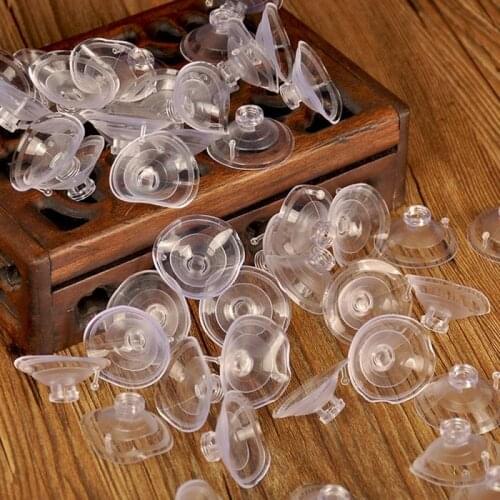 50pcs/set Home Clear Sucker Suction Cups Silicone Powerful Suction Cup Wall Hook Kitchen Bathroom Glass Home Decoration Supplies