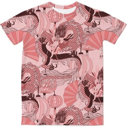 REAL American US SIZE Essence of the Tale Custom Made Sublimation Print Mens Clothing Top T-Shirt