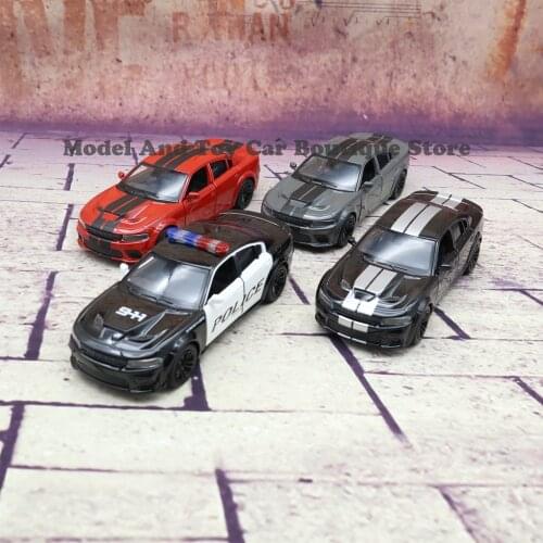 1/36 Dodge Charger SRT JKM Diecast Model Car Toys For Kids Boys Girls Gifts Pull Back