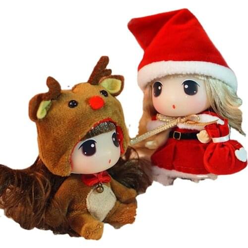 Doll Christmas Dress Doll Dress Up Girl Princess Doll Christmas Gift Decoration