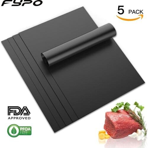 Barbecue BBQ Tools Set BBQ Grill Mat Non Stick BBQ Grill Roast Mat Sheet Cooking Baking Liners Reusable Outdoor Picnic Fry Mats