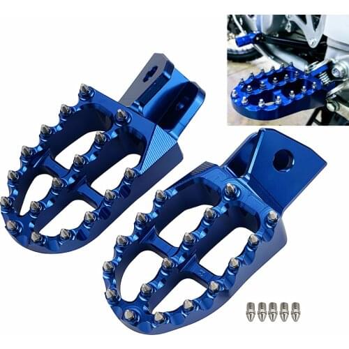 NICECNC Motorcycle Footrest Footpeg Foot Pegs Rests Pedal For Yamaha WR250R WR250X 2007 2008 2009 2010- 2017 2018 2019 2020 2021