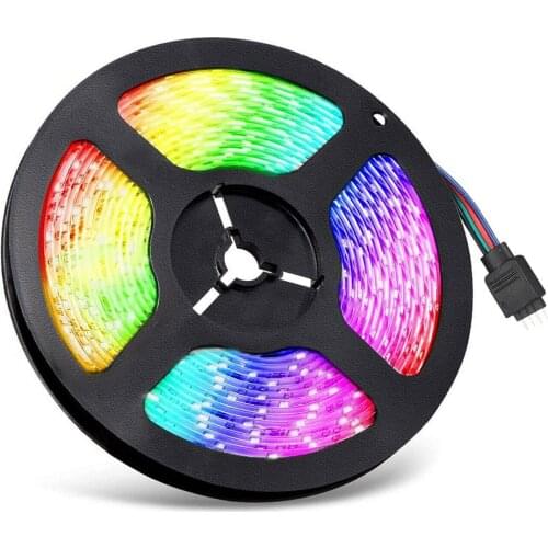 5V USB LED Strip Lights TV Back Light 5050 RGB Color Change Bluetooth APP Remote Home LED Bar Lights 1/2/3/4/5M