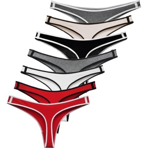 Panties for women cotton G-string Tangas Bragas sexy lingerie female casual underwear ladies thong womens t-back underpants