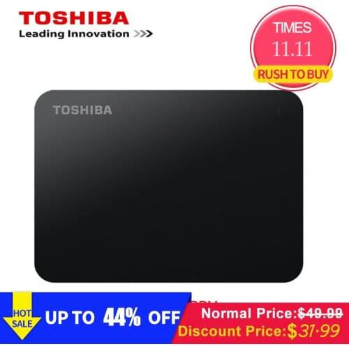 Original Toshiba 1TB 500GB External HDD 2.5" USB 3.0 5400RPM External Hard Drive 1TB Hard Disk Drive for Laptop Computer PC