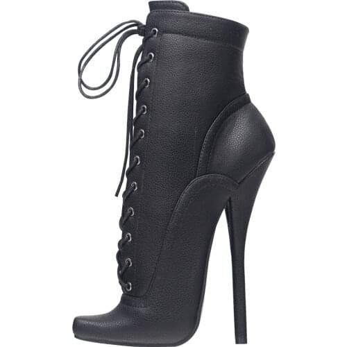 Womens Boots Sexy Pointed Toe Party Boots Stiletto Heel SM Ankle Boots US Size 6-14 No.230N-7