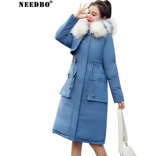 Winter Jacket Women Fur Hooded Coat Warm Long Ladies Puffer Coat Parka Mujer Women Elegant Casaco Feminino Outwear Invierno