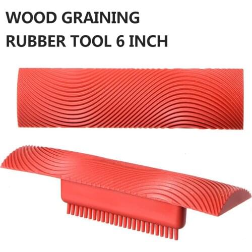 Wood Graining DIY Tool Set Imitation Wood Grain Paint Roller Brush Wall Painting Tool Sets Wall Texture Art Painting Tool