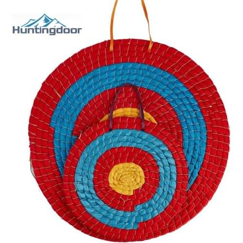 1 Layer 2cm*30cm Straw Target Red Blue Round Target Strong Durable for Darts Archery Children Bow Shooting Practice