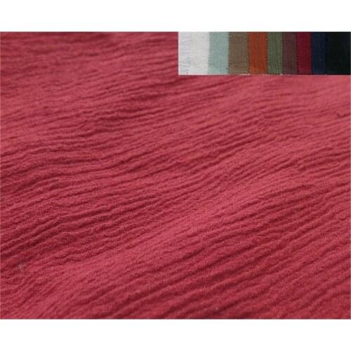 100% cotton muslin cloth crepe woven fabric for shirt and womens clothing