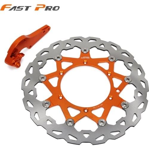 320 Floating Brake Disc + Bracket For KTM SX XC XCW SXF XCF XCFW EXC 125 144 150 200 250 300 350 450 505 530 Supermoto Motard