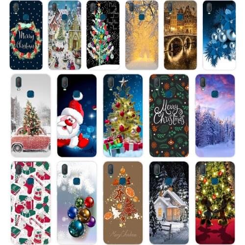 342 New Year Snowman Colorful Merry Christmas 2 gift Soft Silicone Tpu Cover phone Case for VIVO Y3 Y11 Y12 Y15 Y17 Neo Pro Case