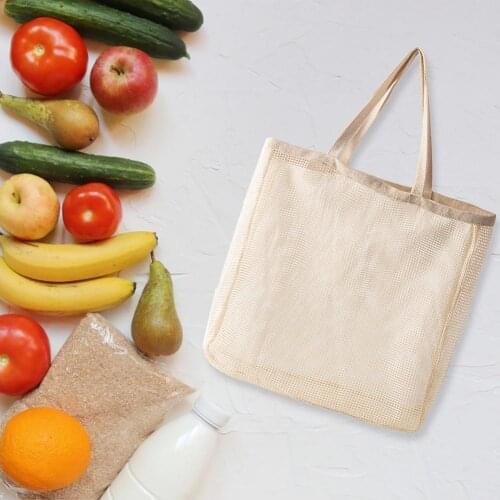 White Canvas Shopping Bags Eco Reusable Foldable Shoulder Package Large Handbag Fabric Cotton Tote Bag For Women Shopping Bag